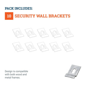 Security Wall Bracket - S-SEC-11X - Picture Hang Solutions