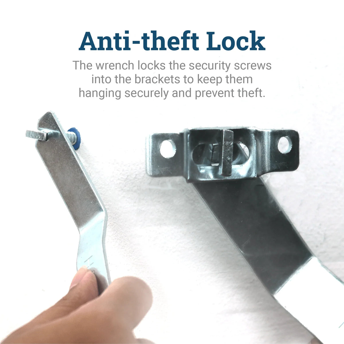 Security Wrench for T - Head Screw - Long - S-SEC-4L - Picture Hang Solutions