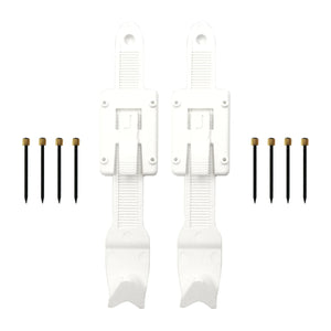 Single Strap Adjustable Hangers (Pair) - S-HWR-190 - Picture Hang Solutions