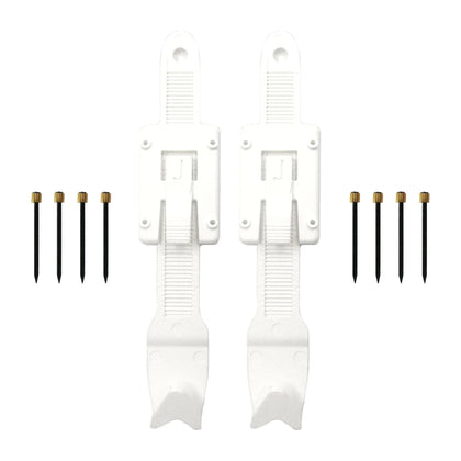 Single Strap Adjustable Hangers (Pair) - S-HWR-190 - Picture Hang Solutions