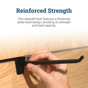 Slatwall Hooks - 8 inches - S-HWR-SLAT8 - Picture Hang Solutions