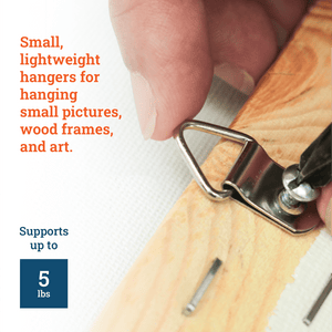 Small 1-Hole Hanger - S-HWR-3051X - Picture Hang Solutions