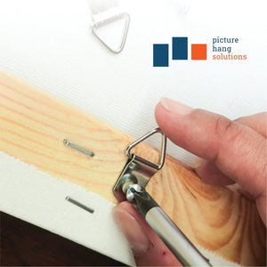 Small 1 - Hole Hanger with 6 x 3/4" Screws - S-HWR-3051-SPX - Picture Hang Solutions