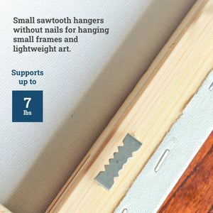 Small Sawtooth Nailess Silver - S-HWR-2919X - Picture Hang Solutions