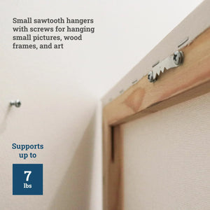 Small Sawtooth with Screws - S-HWR-2900X - Picture Hang Solutions