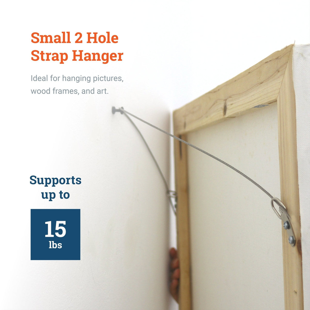 Small Strap Hanger - S-HWR-715X - Picture Hang Solutions