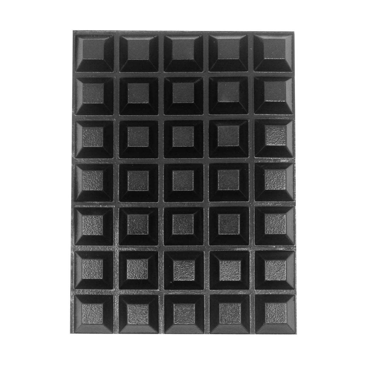 Square Tapered Tall Black Rubber Feet - S-VSQBB35 - Picture Hang Solutions