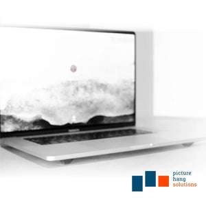 Square Tapered Tall Black Rubber Feet - S-VSQBB35 - Picture Hang Solutions