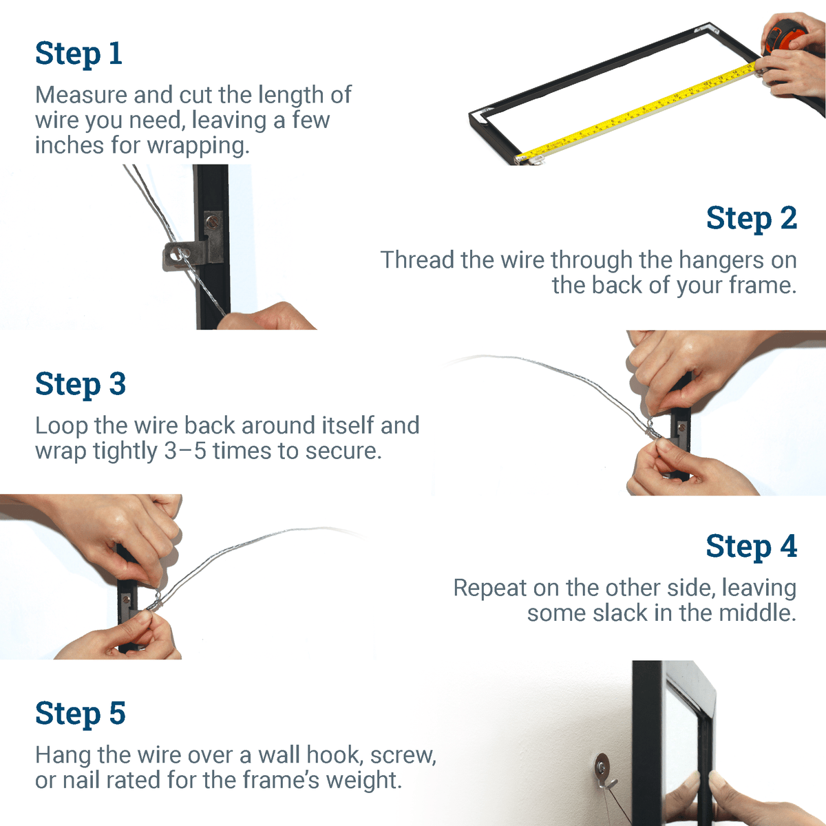 Stainless Steel Hanging Wire 9ft. - S-ROLL-5629 - Picture Hang Solutions