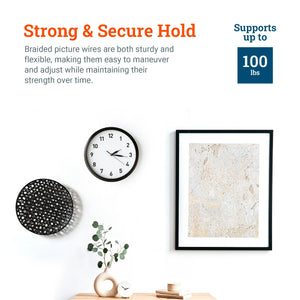 Stainless Steel Hanging Wire 9ft. - S-ROLL-5629 - Picture Hang Solutions