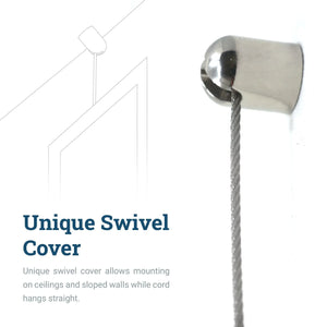 Stand Alone Gallery Steel Cable - S-GS3-S72 - Picture Hang Solutions