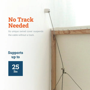 Stand Alone Gallery Steel Cable - S-GS3-S72 - Picture Hang Solutions