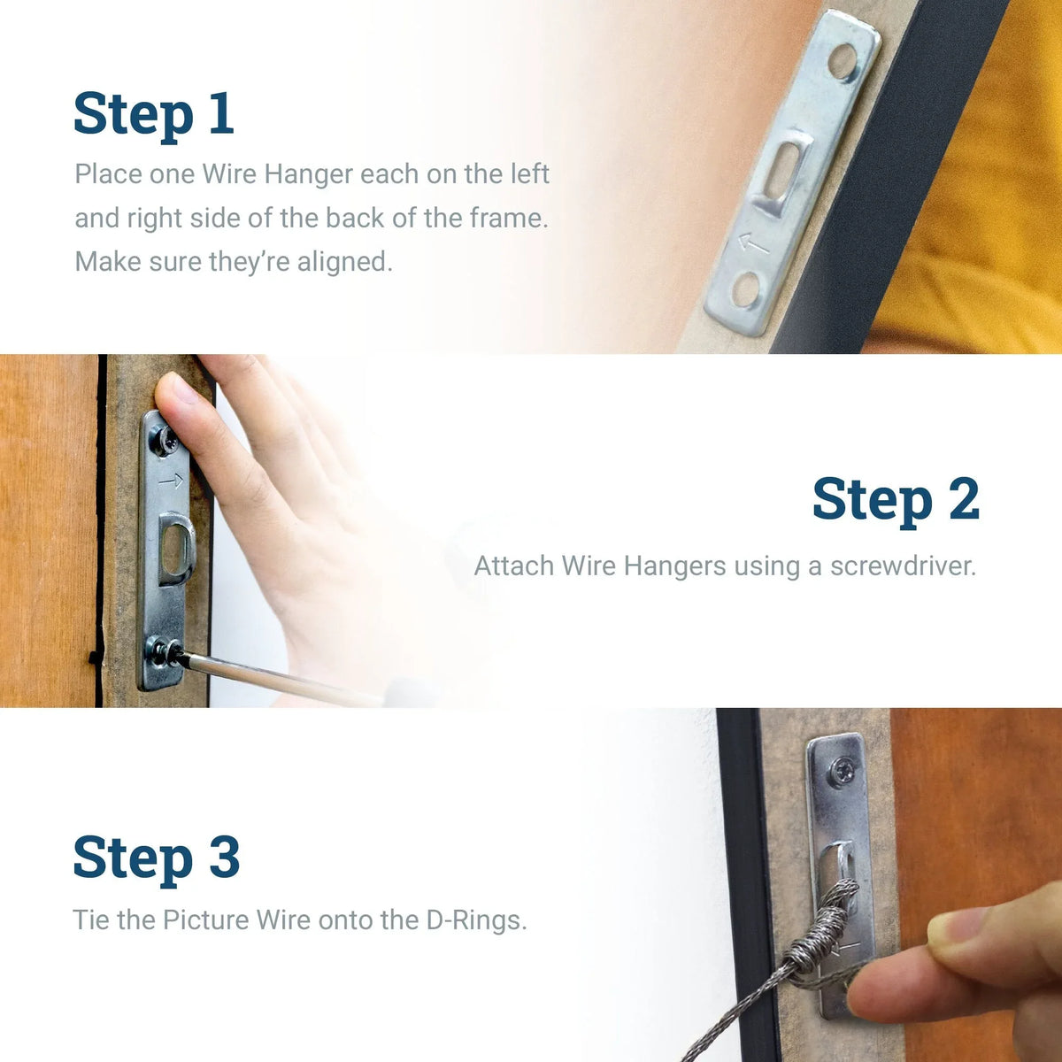 Super Steel 2 - Hole Wire Hanger - S-HWR-107X - Picture Hang Solutions