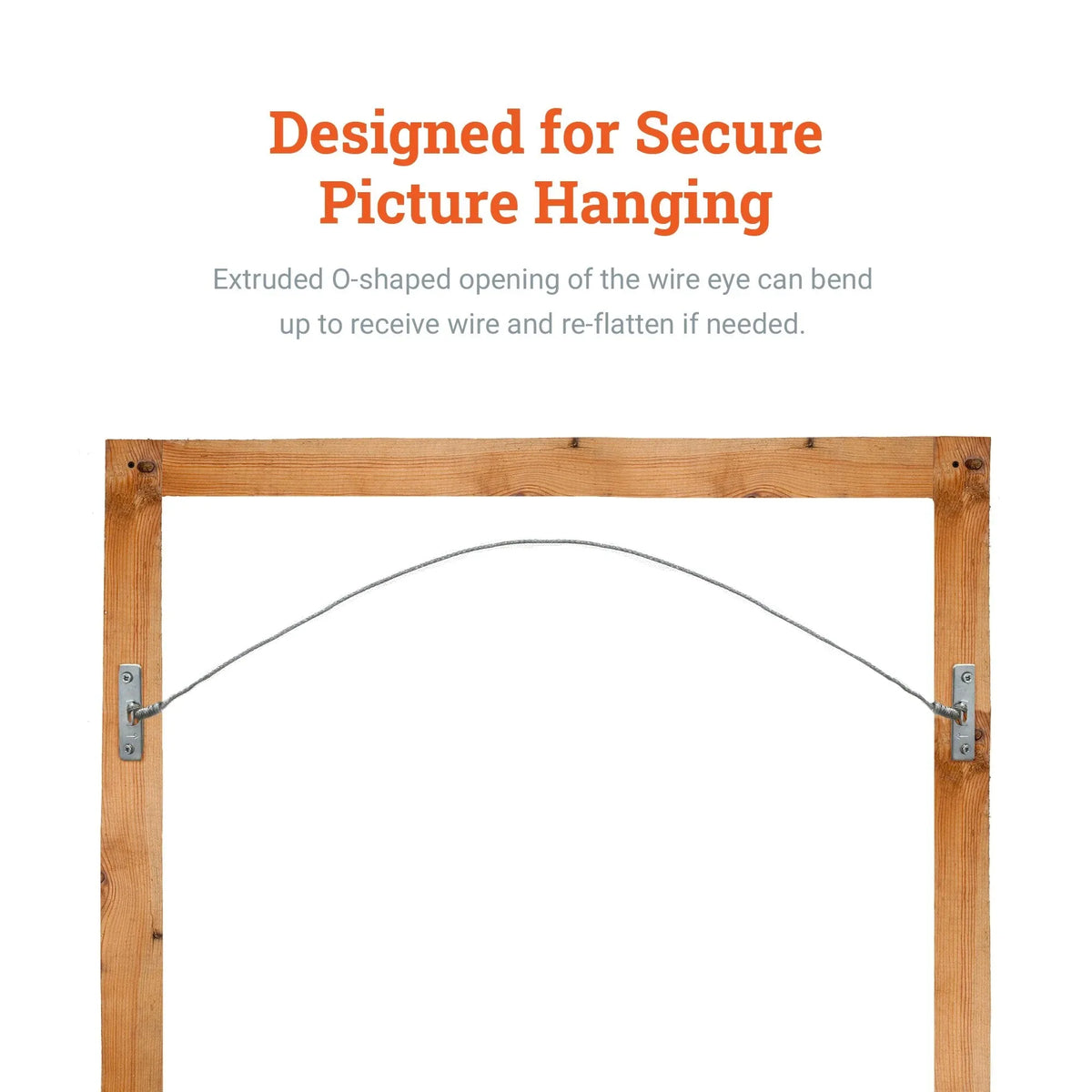 Super Steel 2 - Hole Wire Hanger - S-HWR-107X - Picture Hang Solutions