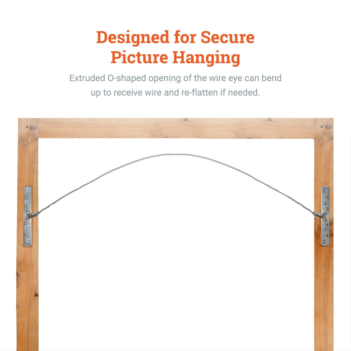 Super Steel 4-Hole Wire Hanger - HWR-110X - Picture Hang Solutions