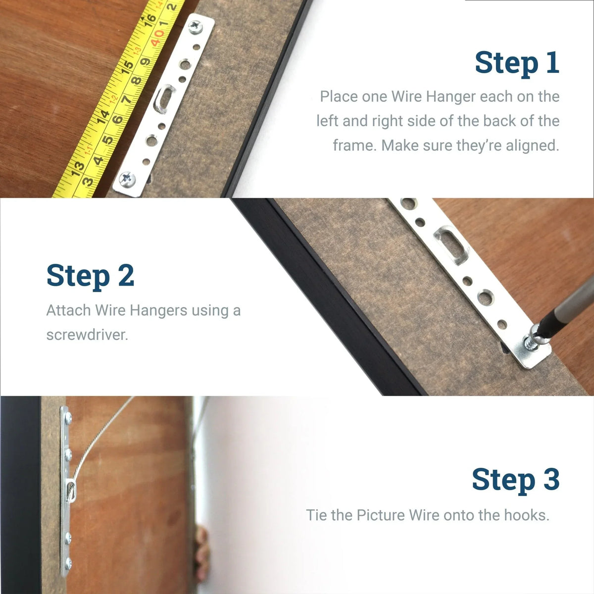 Super Steel 4 - Hole Wire Hanger - S-HWR-110X - Picture Hang Solutions