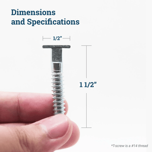 T-Head Security Screw - S-SEC-9X - Picture Hang Solutions