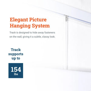 Track 100 Kit With Nylon Cords And Hardware - S-GSW-TR00-KITN - Picture Hang Solutions