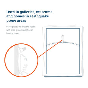 Tremor Hook 30 lb Brass - S-TH-30X - Picture Hang Solutions