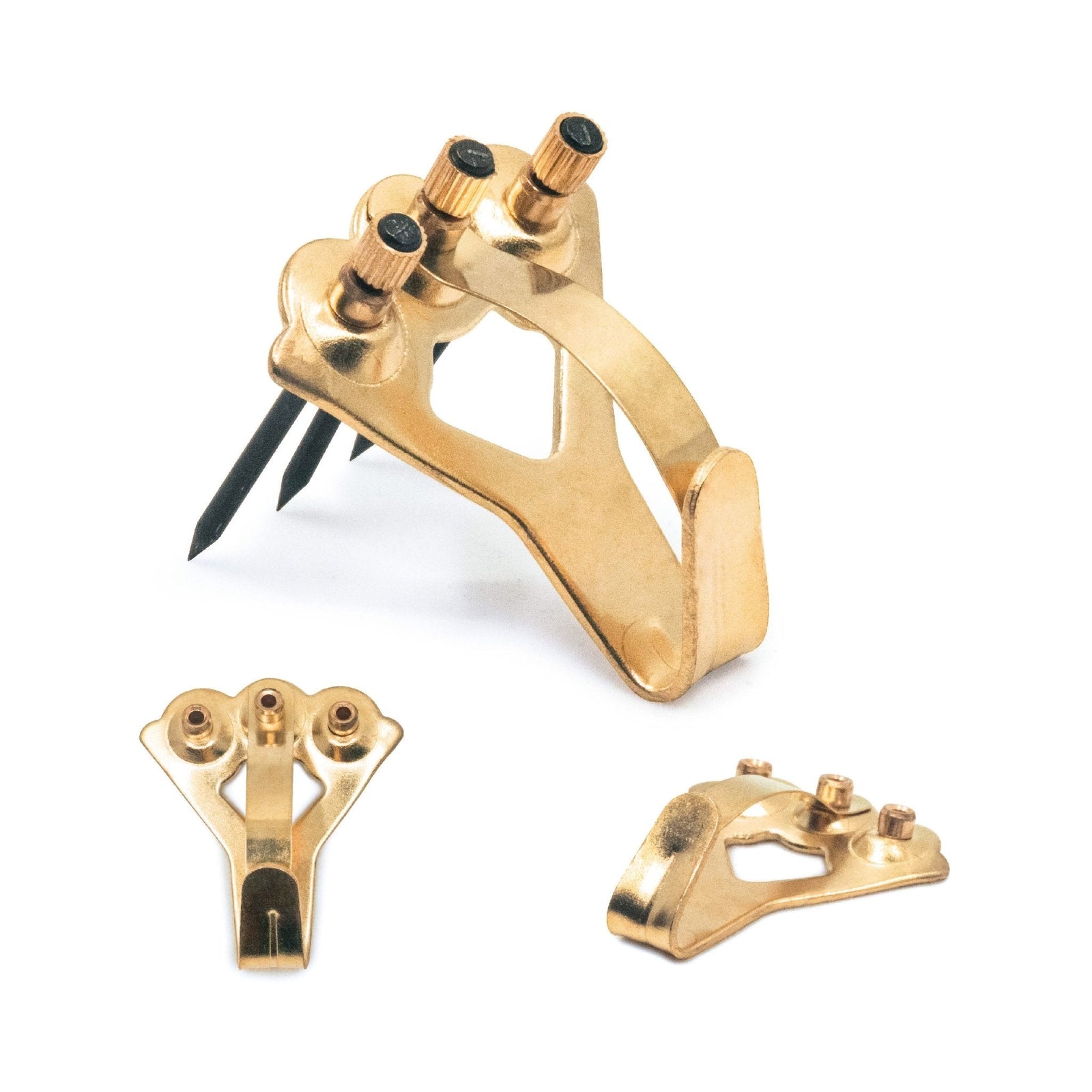 Tremor Hook 75 lb Brass - S-TH-75X - Picture Hang Solutions