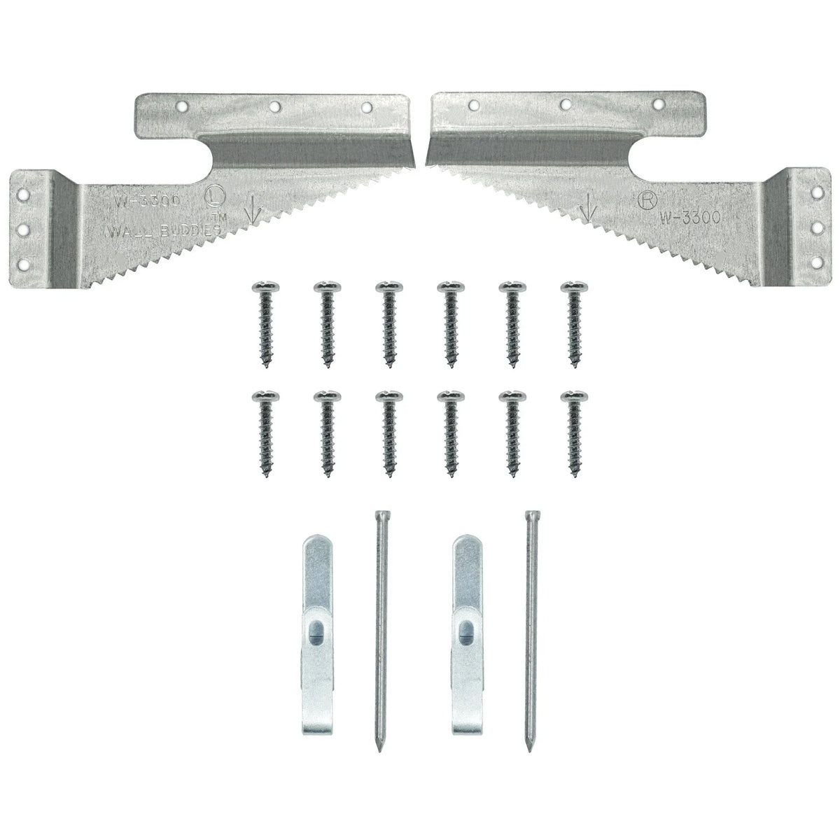 Wall Buddies Wood Large - 1 Pair - S-HWR-W-3300 - Picture Hang Solutions