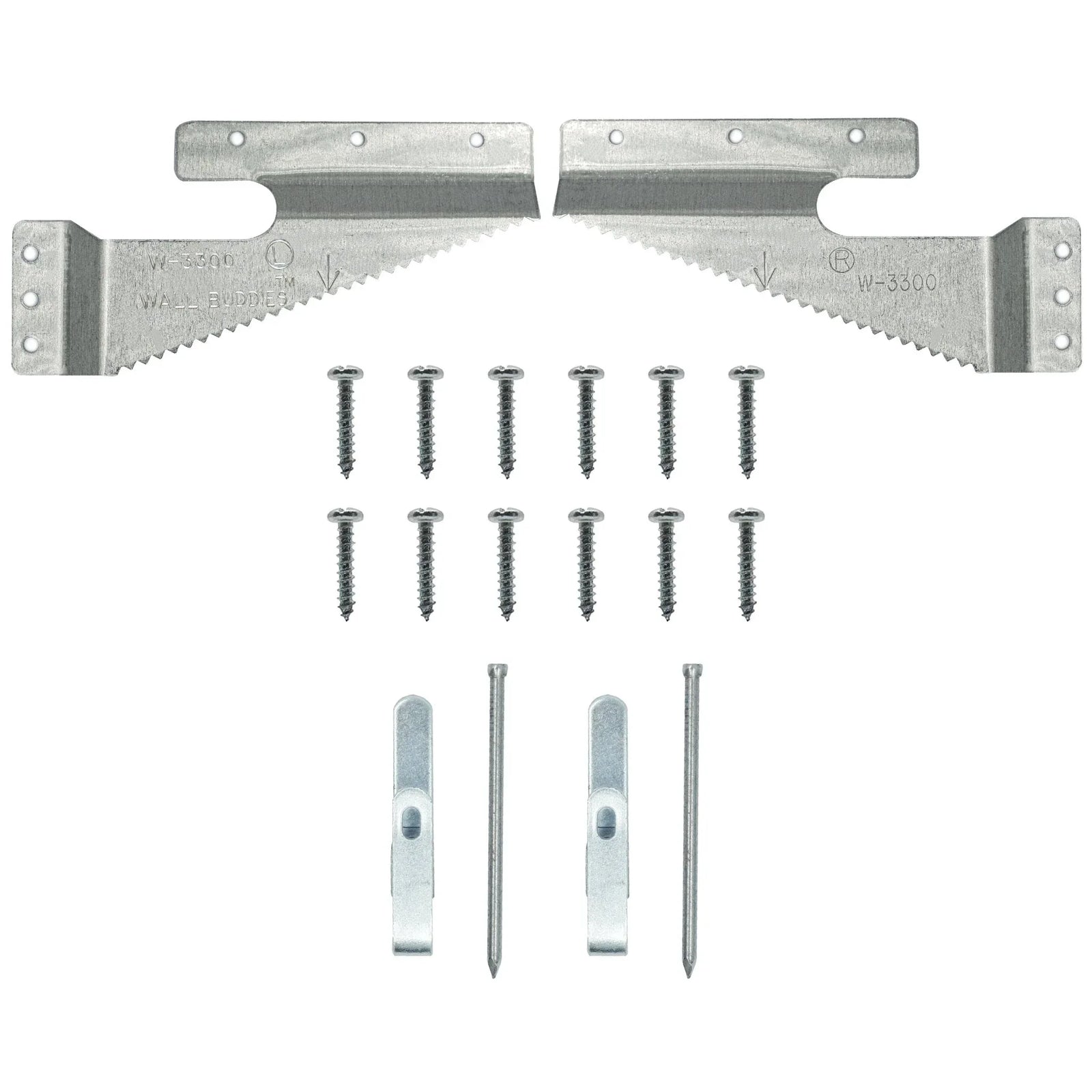 Wall Buddies Wood Large - 1 Pair - S-HWR-W-3300 - Picture Hang Solutions