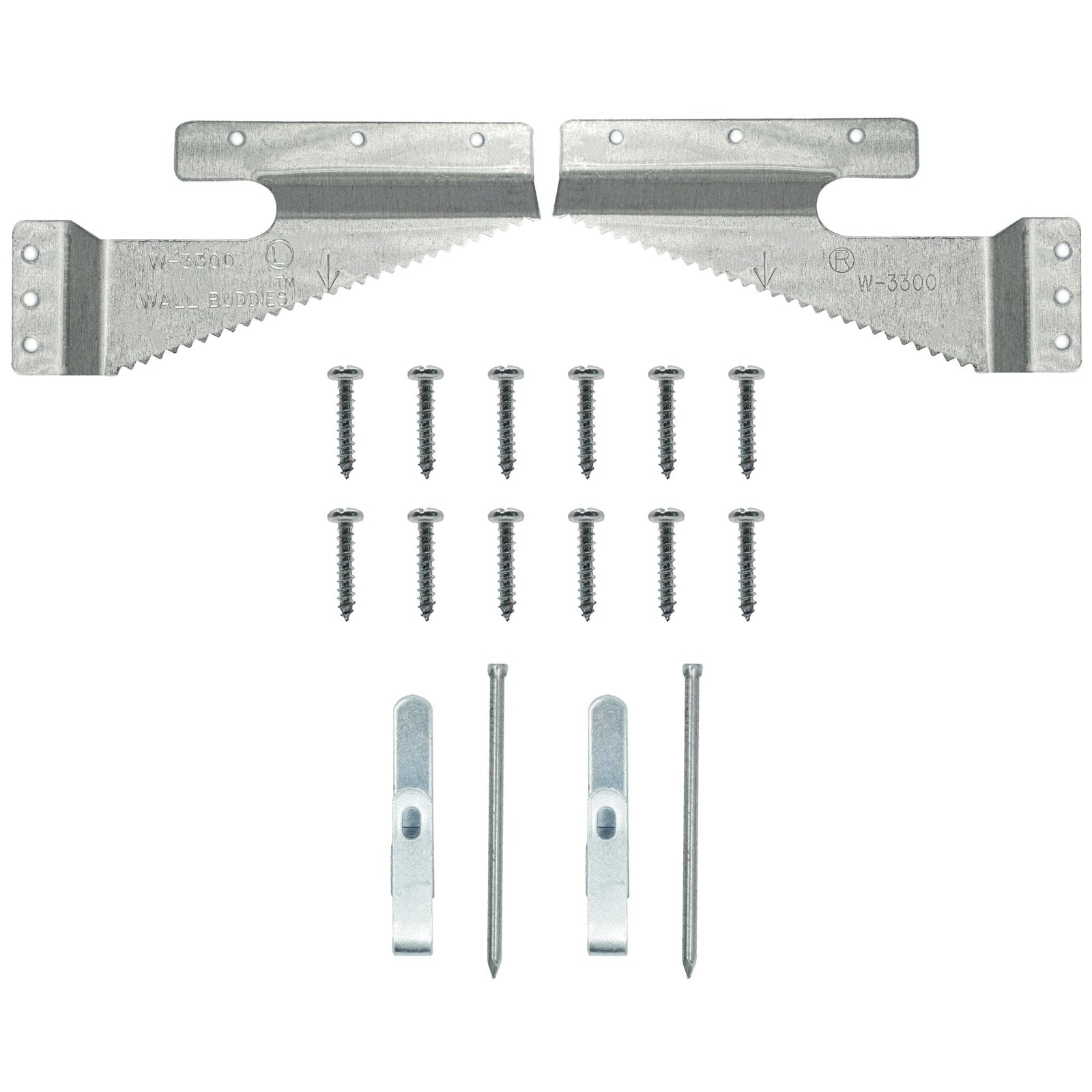 Wall Buddies Wood Large - 1 Pair - S-HWR-W-3300 - Picture Hang Solutions