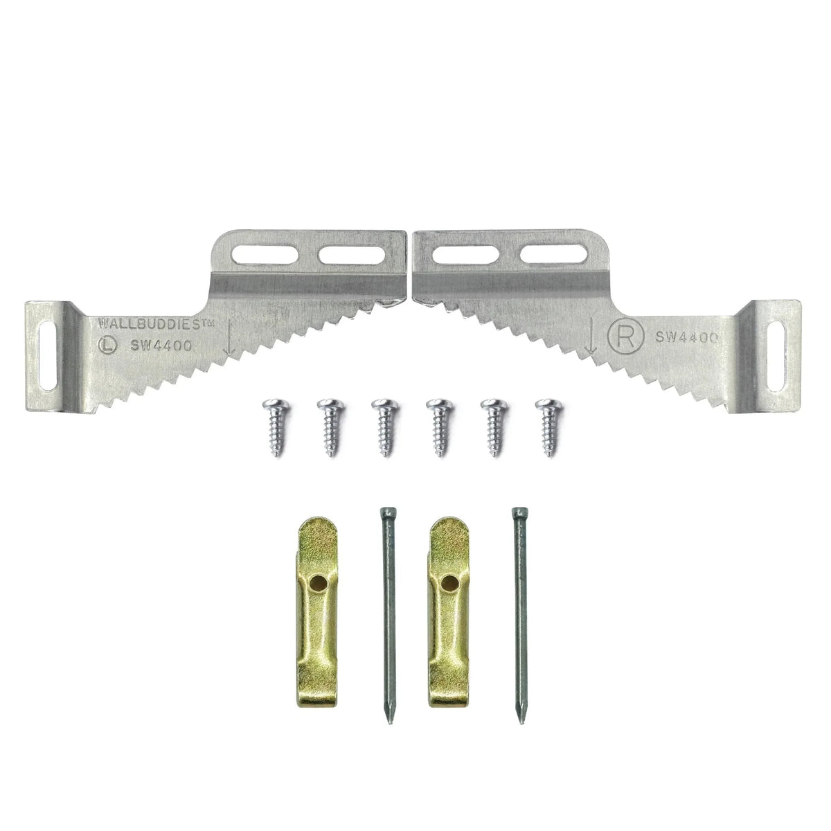 Wall Buddies Wood Small - 1 Pair - S-HWR-SW-4400 - Picture Hang Solutions