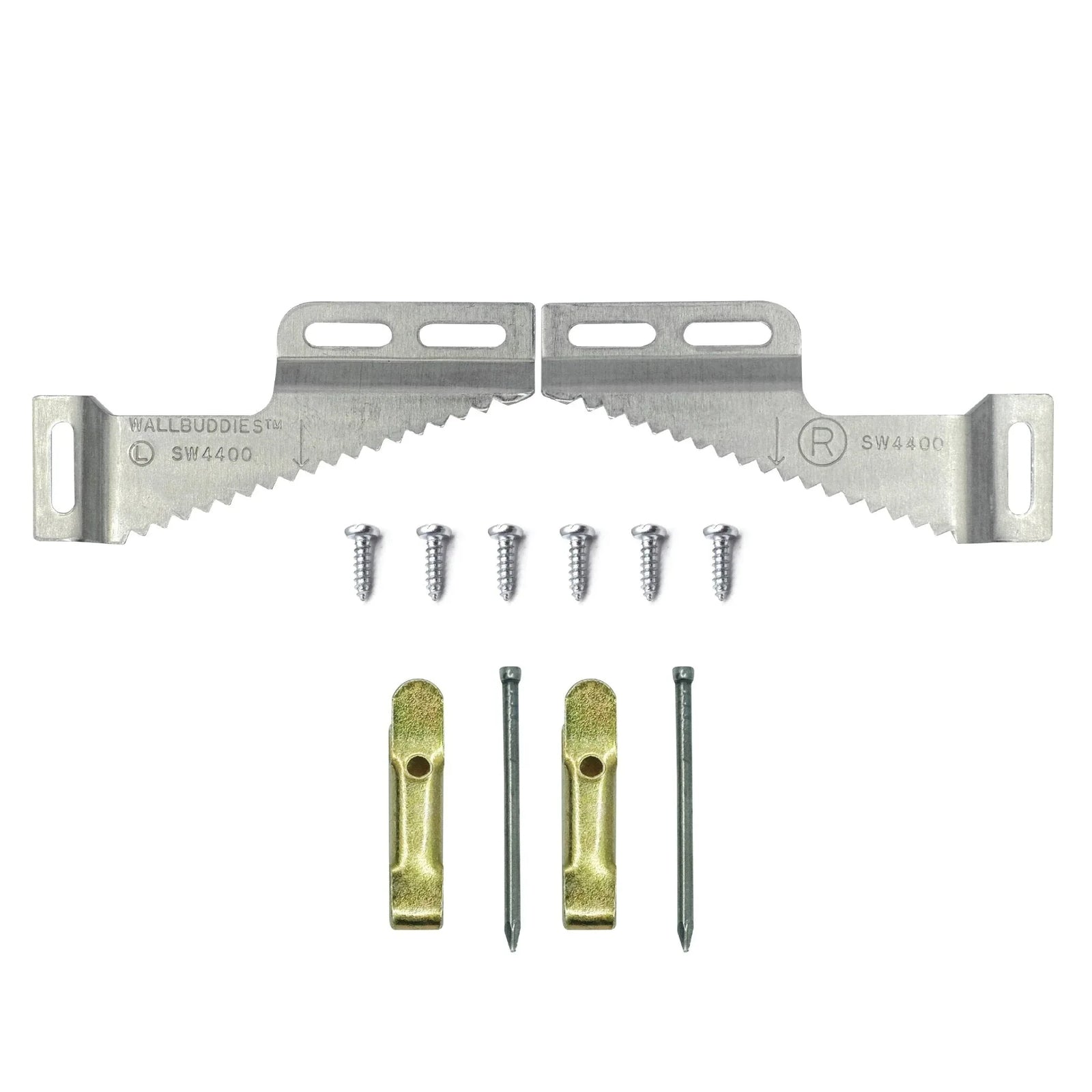 Wall Buddies Wood Small - 1 Pair - S-HWR-SW-4400 - Picture Hang Solutions