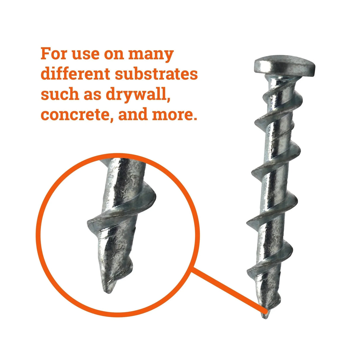 Wall Dog Screws - Best Wall Screws for Drywall, Plaster, and Masonry Wall - S-SC-WDSX - Picture Hang Solutions