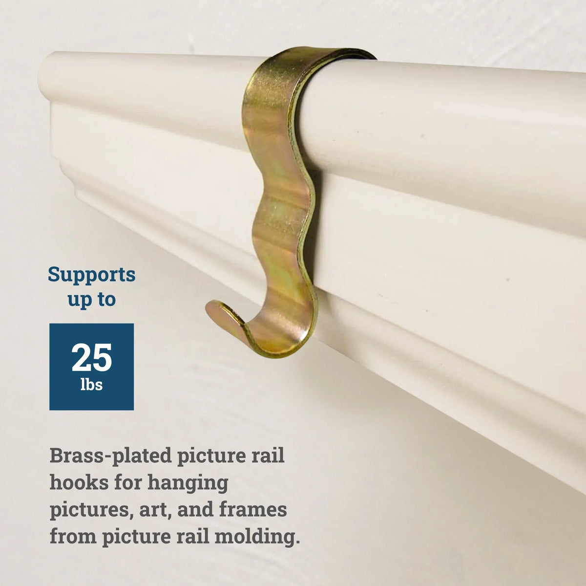 Wide Picture Rail Hook - S-HWR-2320X - Picture Hang Solutions