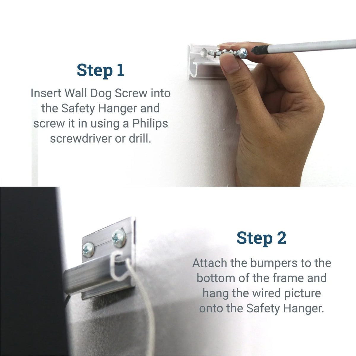 Wire Hanger 100 lbs - S-CLEAT-WD2X - Picture Hang Solutions