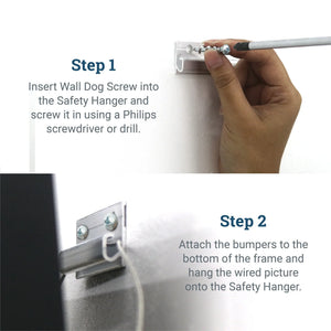 Wire Hanger 100 lbs - S-CLEAT-WD2X - Picture Hang Solutions