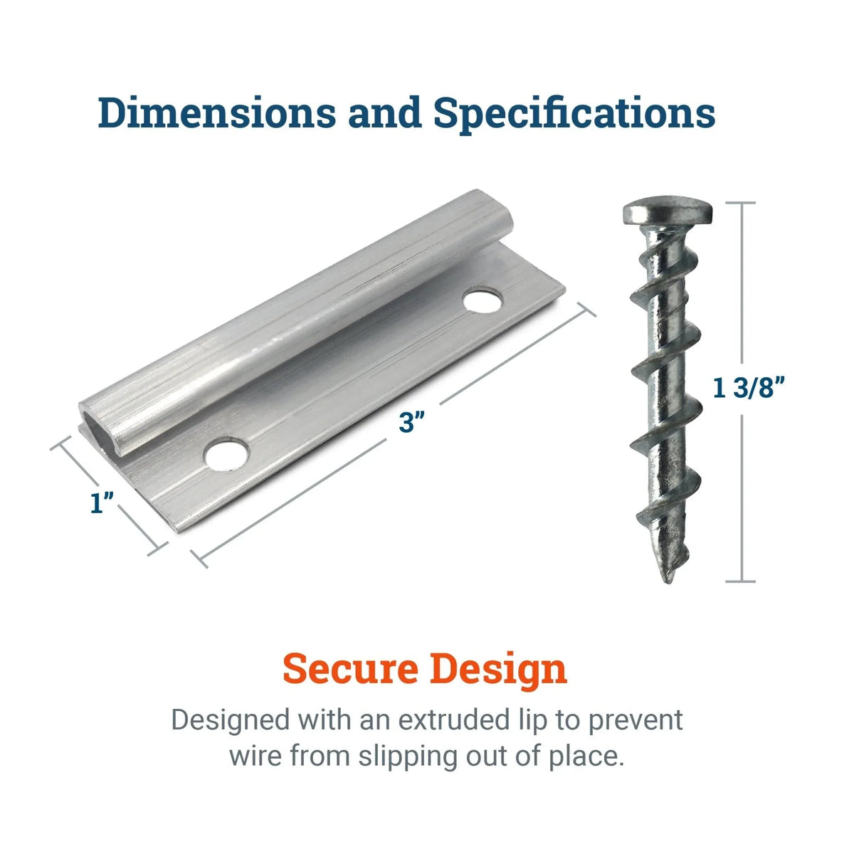 Wire Hanger 100 lbs - S-CLEAT-WD2X - Picture Hang Solutions