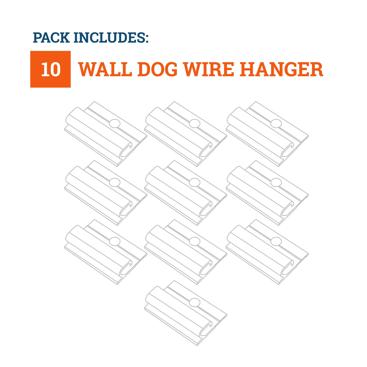 Wire Hanger 40 lbs - 10 Pack ($1.30 each)