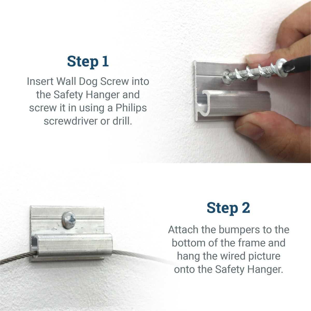 Wire Hanger 40 lbs - CLEAT-WD1M - Picture Hang Solutions