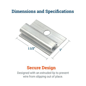 Wire Hanger 40 lbs - S-CLEAT-WD1M - Picture Hang Solutions